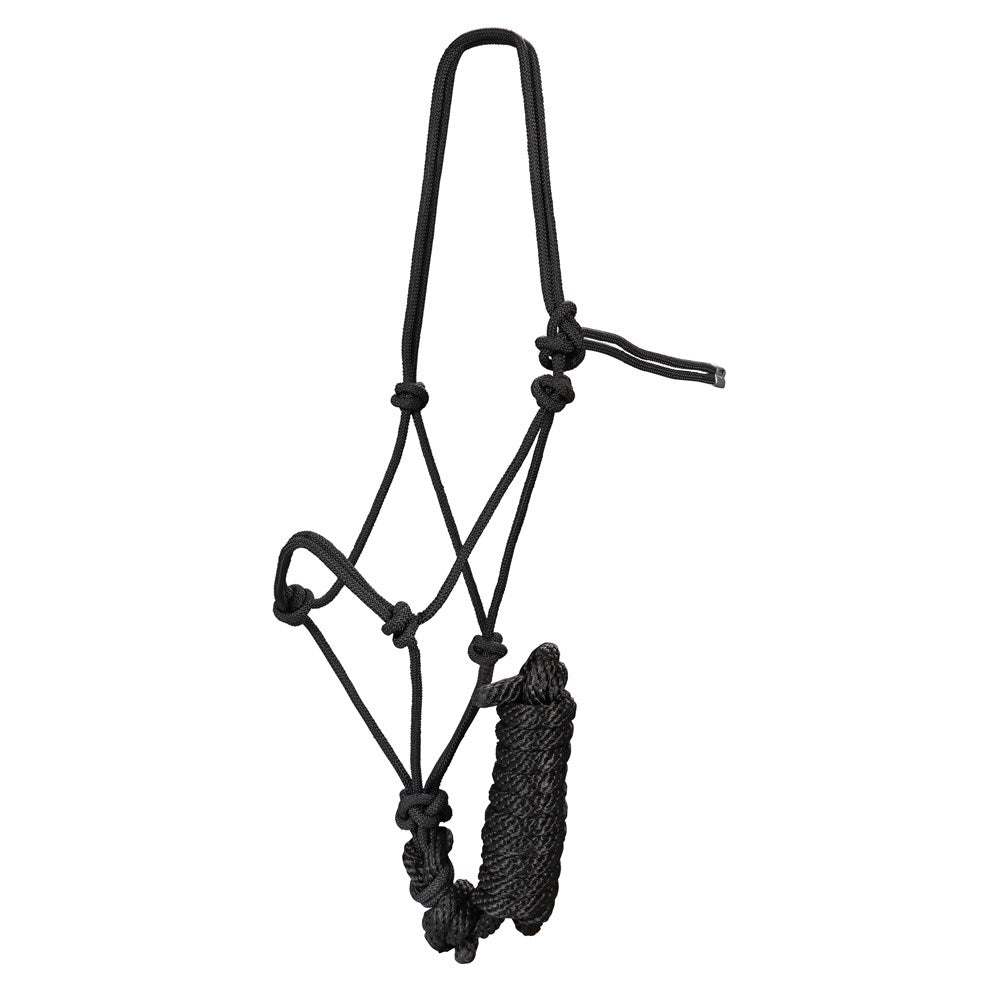 Professional's Choice Black Braided Rope Halter – Western Edge, Ltd.