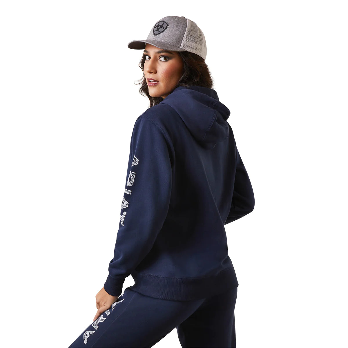 Ariat Women's Logo Hoodie - Navy