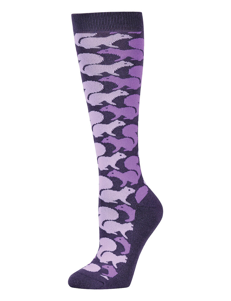 Dublin Single Pack Adult Socks - Purple Squirrels