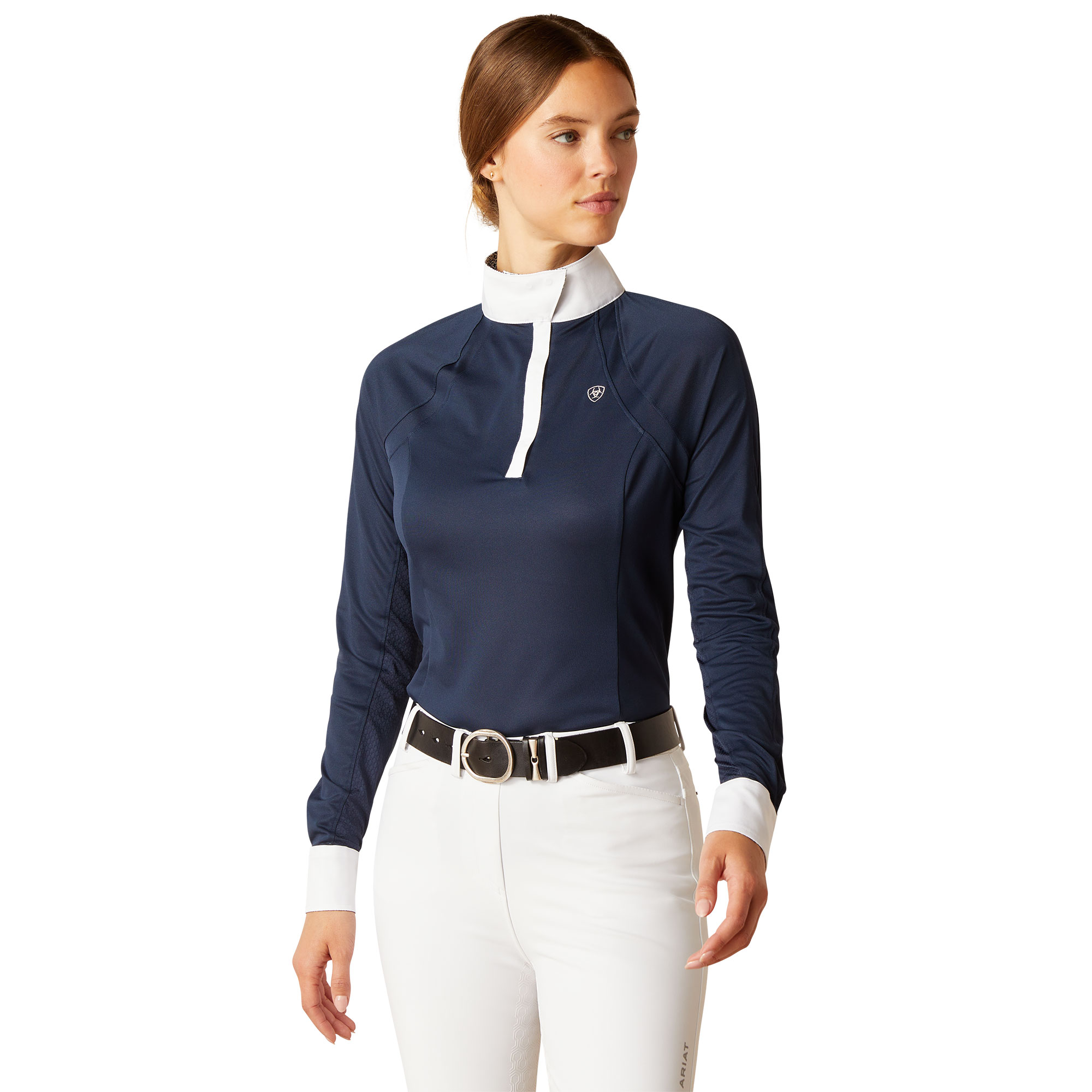 Ariat Women's Sunstopper 3.0 Pro Show Shirt - Navy