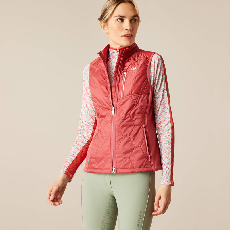 Ariat Women's Fusion Insulated Vest - Slate Rose