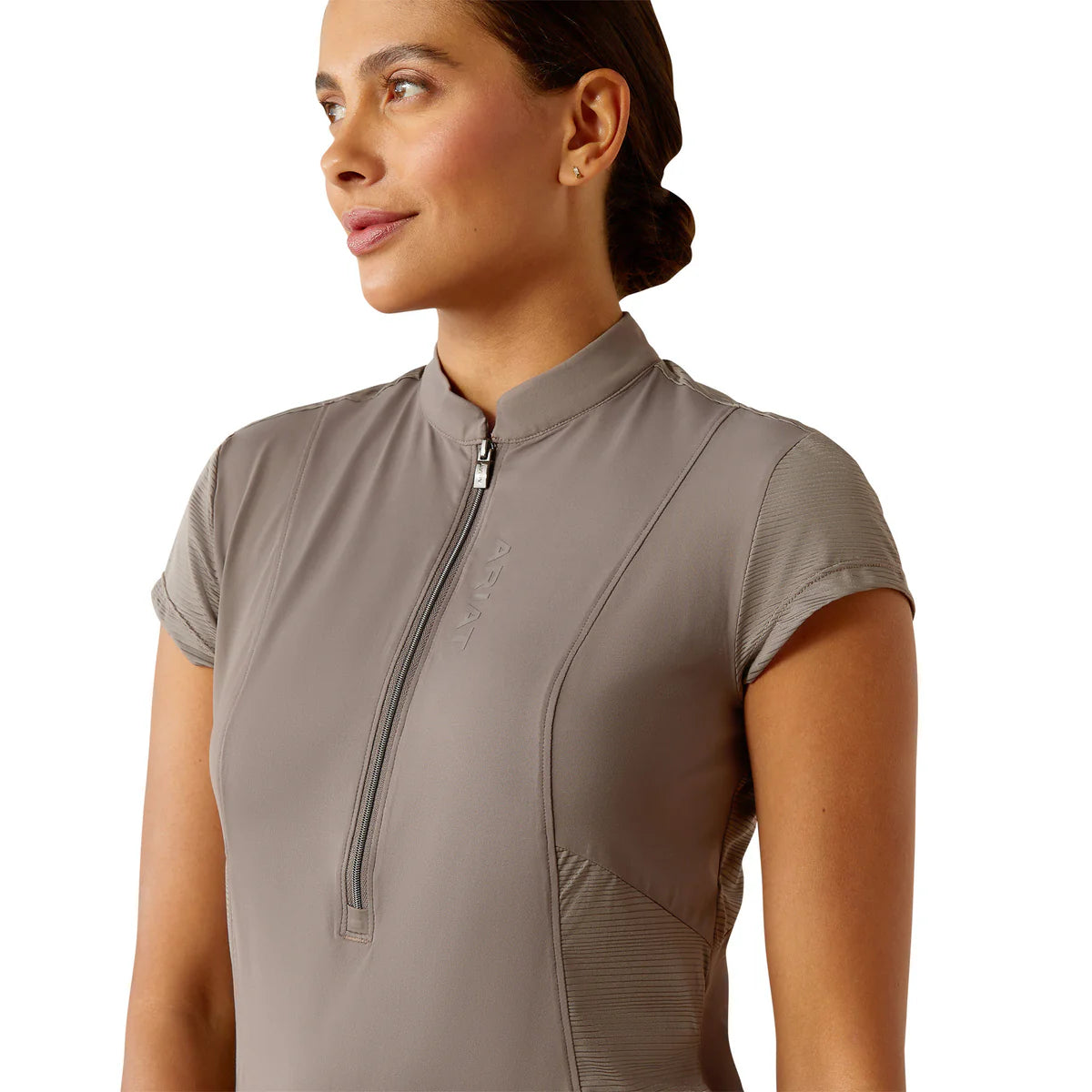 Ariat Women's Breathe 1/4 Zip Cap Sleeve Shirt