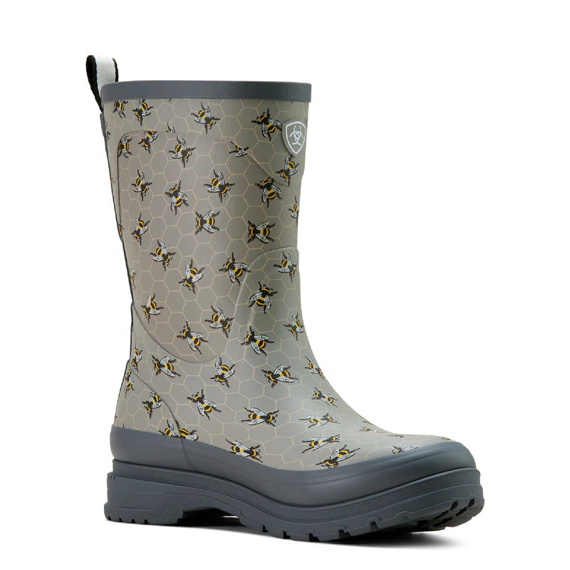 Ariat Women's Kelmarsh Mid Rubber Boot - Bee Print