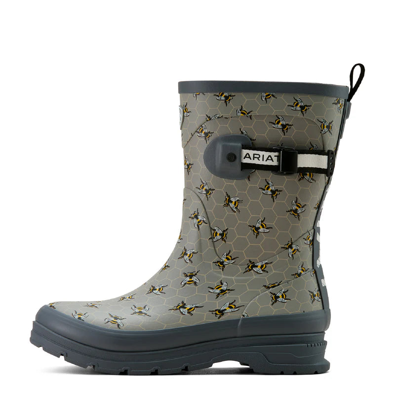 Ariat Women's Kelmarsh Mid Rubber Boot - Bee Print