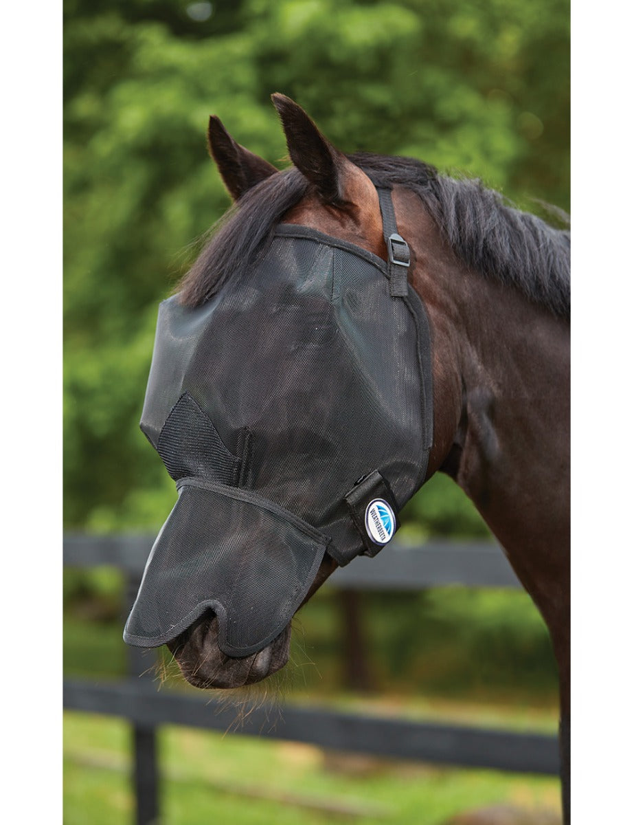 Weatherbeeta ComFiTec Double Dart Deluxe Fly Mask With Nose