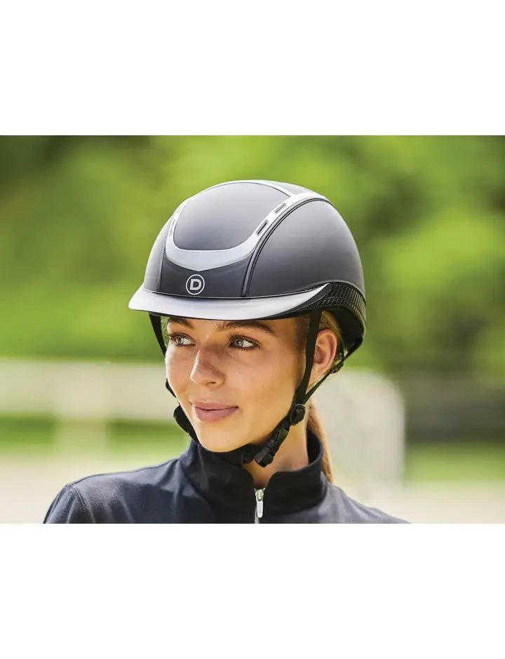 Dublin Mira Helmet - Black/Silver