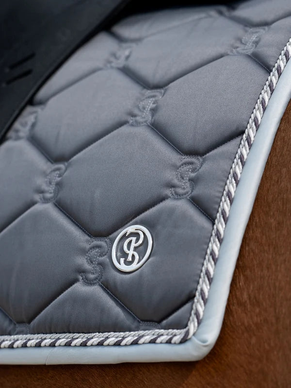 PSOS Dressage Pad Signature - Lava Grey in Full