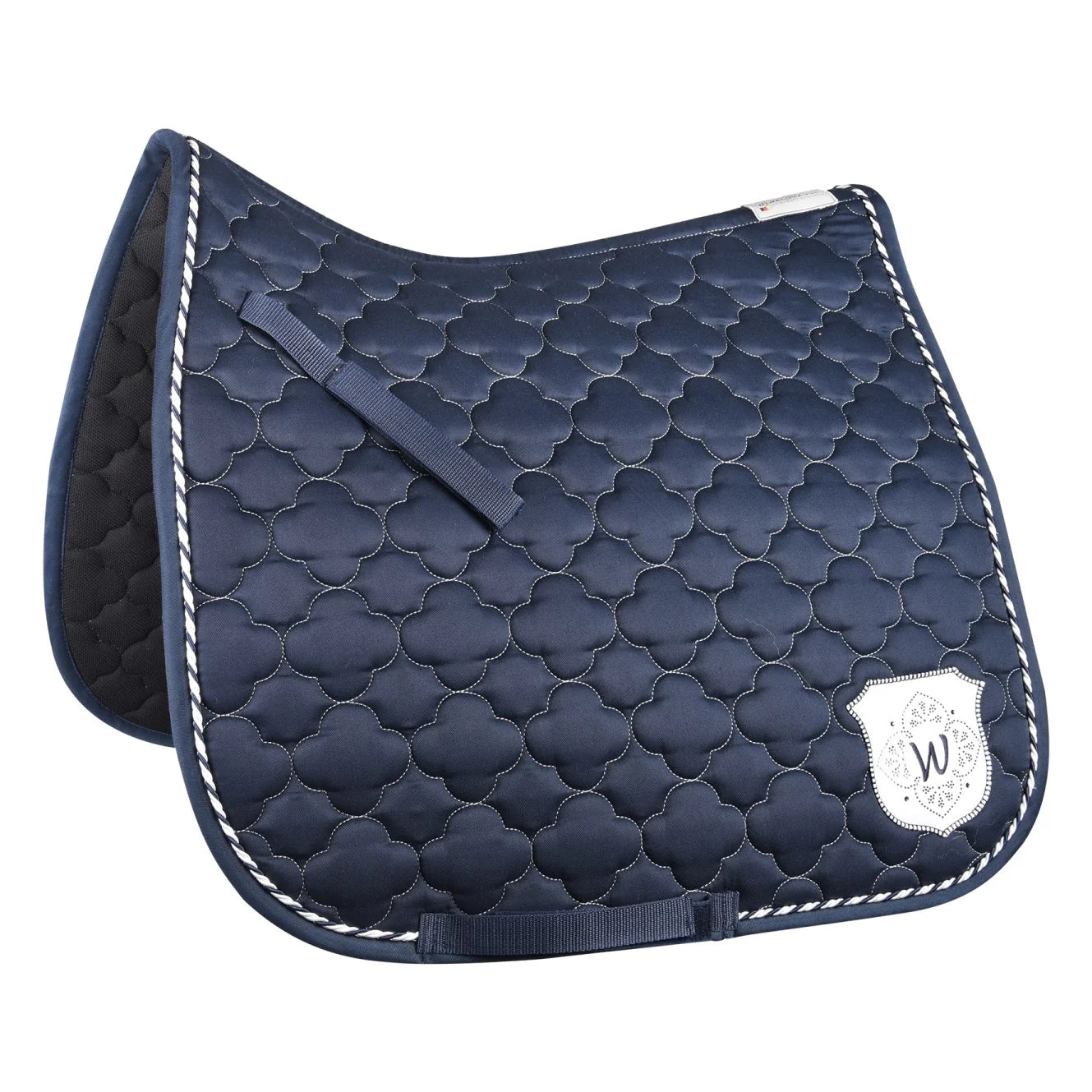 Waldhausen Paris Dressage Saddle Pad - Night Blue in Full