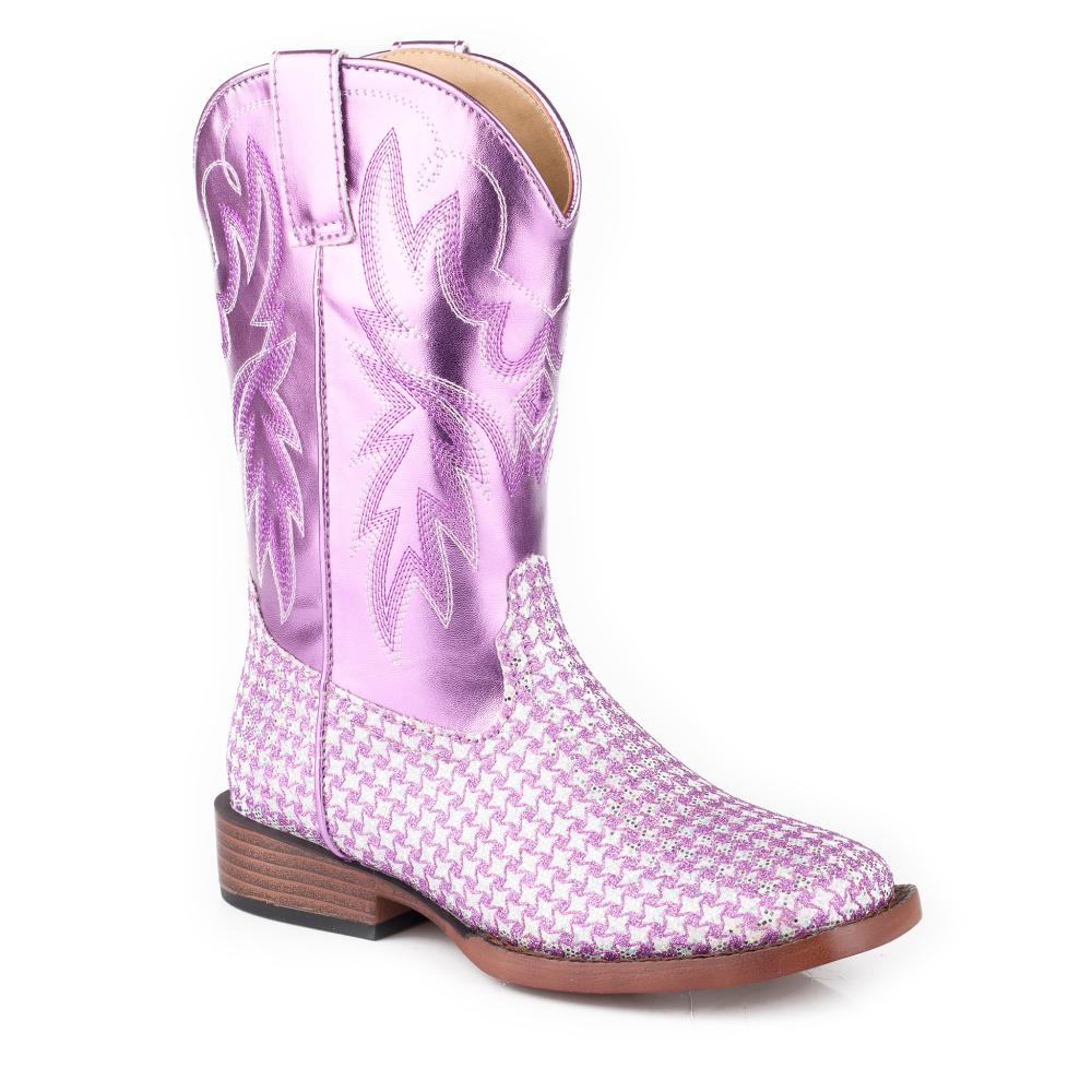 Roper Little Kids Glitter Purple 9