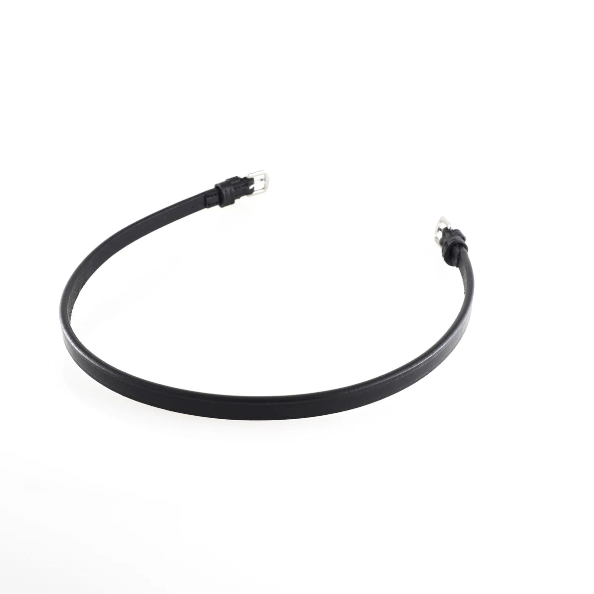 FFE 2 in 1 Combination Double Gel Padded Anatomical Headpiece 5/8 Wide Cheek Straps - Black / Warmblood