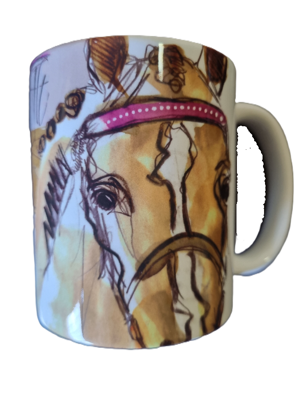 Art Of Equestrian Coffee Cup - Girl & Pony