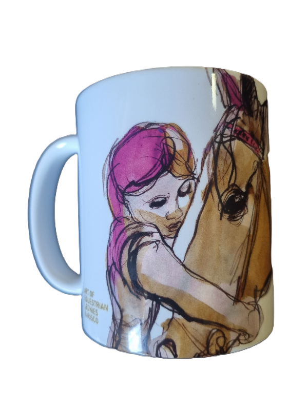 Art Of Equestrian Coffee Cup - Girl & Pony
