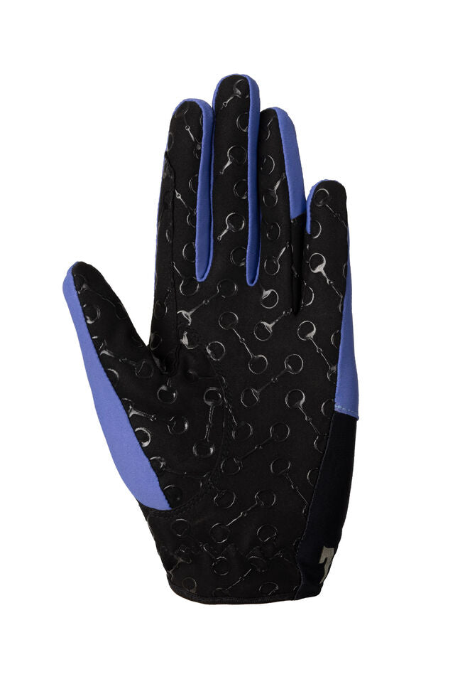 Horze Kids Riding Gloves with Silicone Palm Print