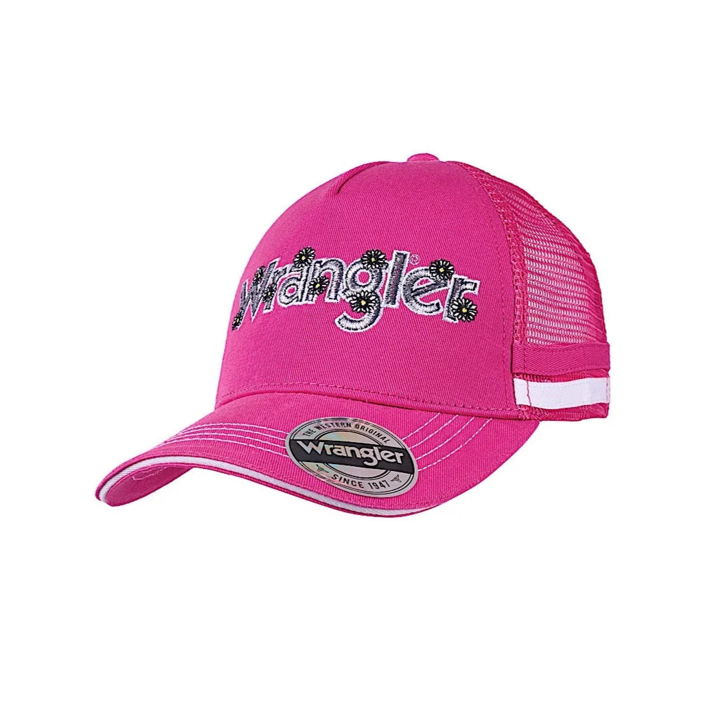 Wrangler Lauren Kids Trucker Cap - Pink