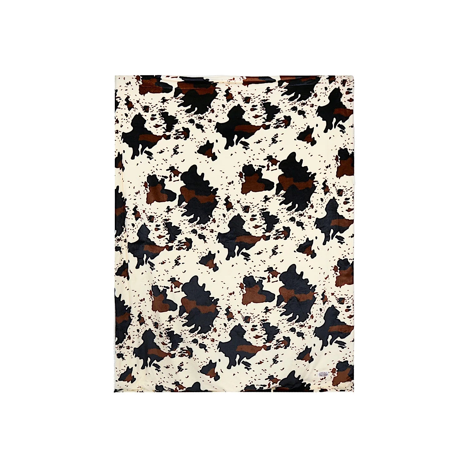 Pure Western Cow Print Snuggle Blanket