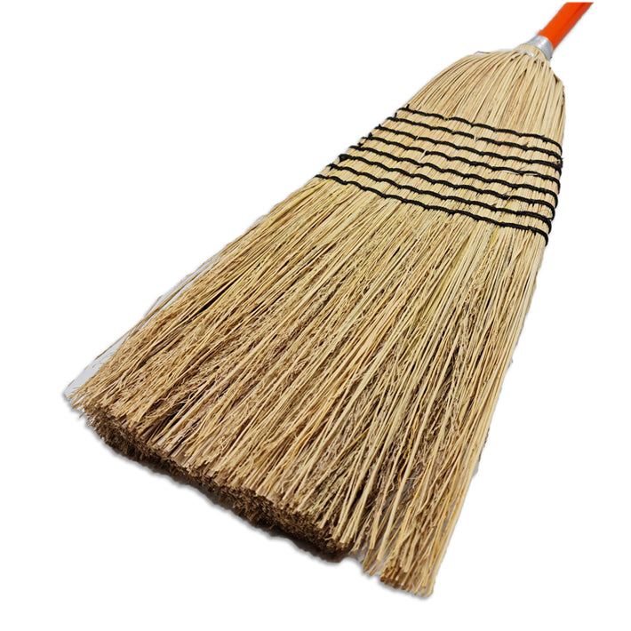 AgBoss 8 Tie Millet Broom with Cane Inserts