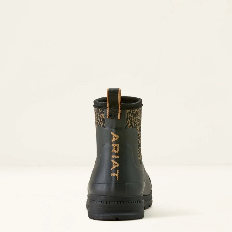 Ariat Women’s Kelmarsh Shortie Boot - Black/Ocelot Print