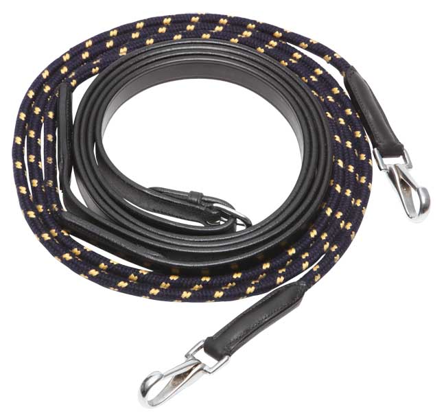 Oregon Draw Reins - Black