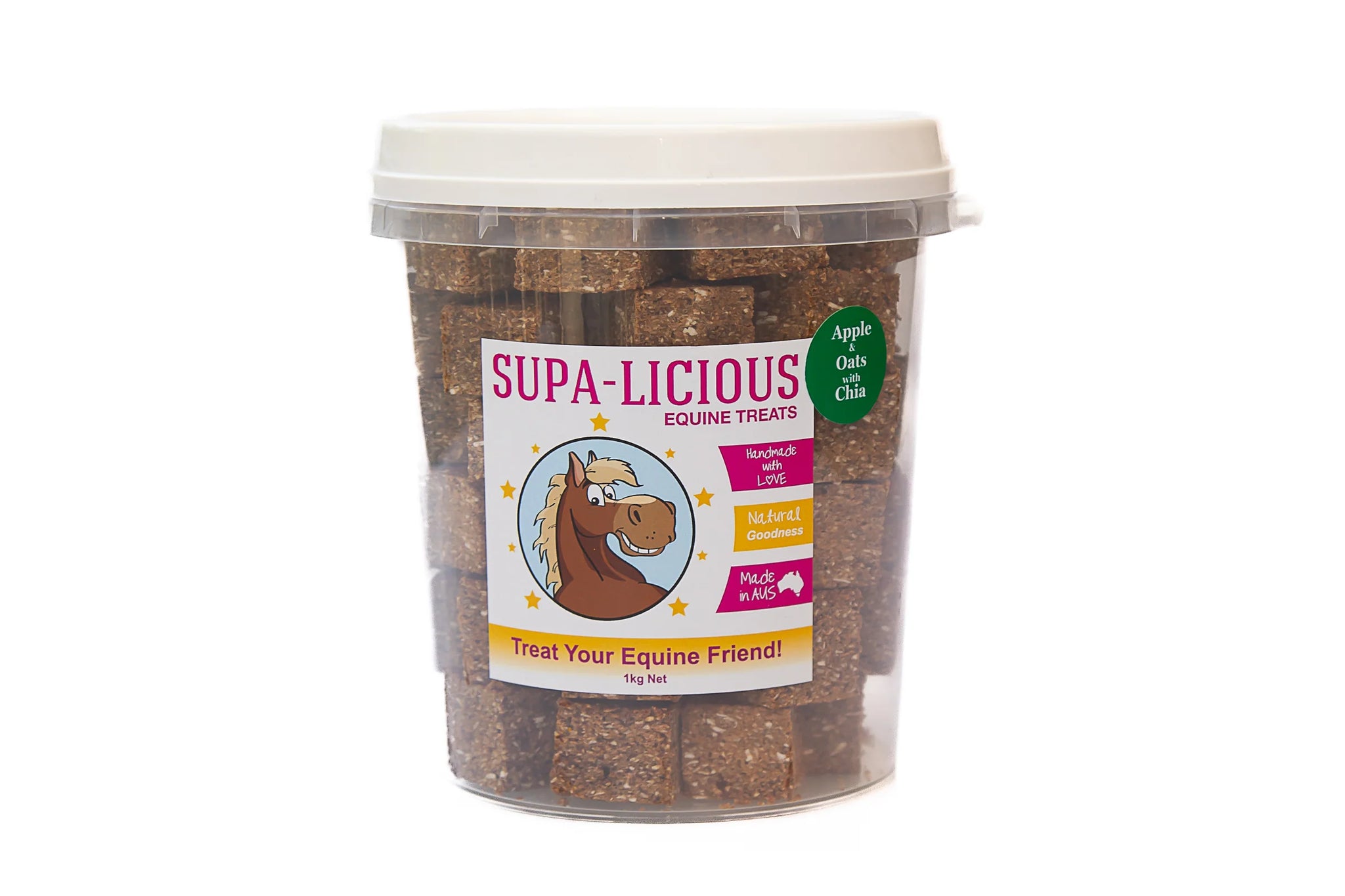 Supa-Licious Apple & Oats Treats with Chia