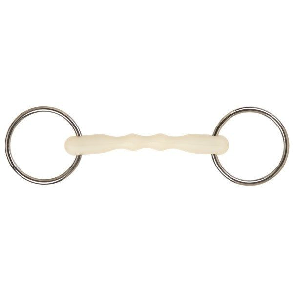 Happy Mouth Loose Ring Snaffle Bit W/flexible Mouth