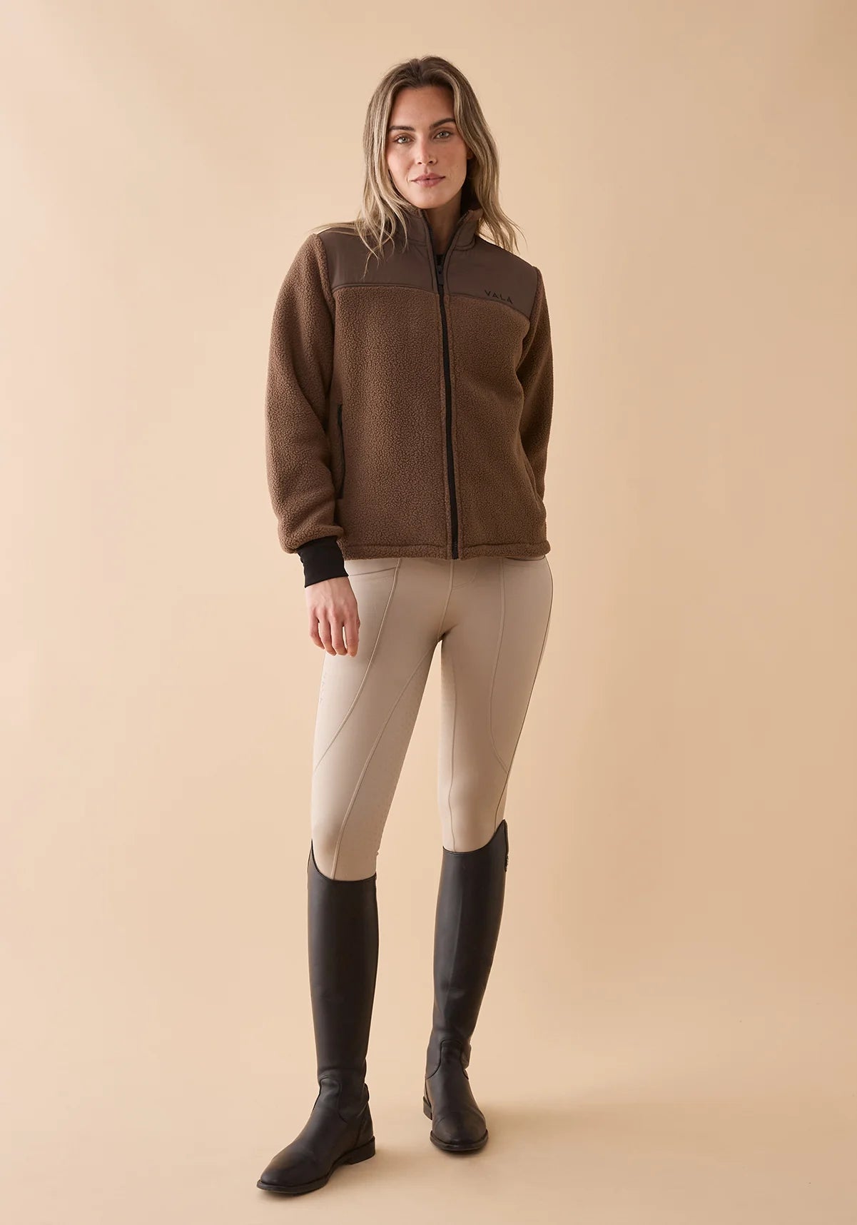 Vala Willa Recycled Fleece Teddy Jacket
