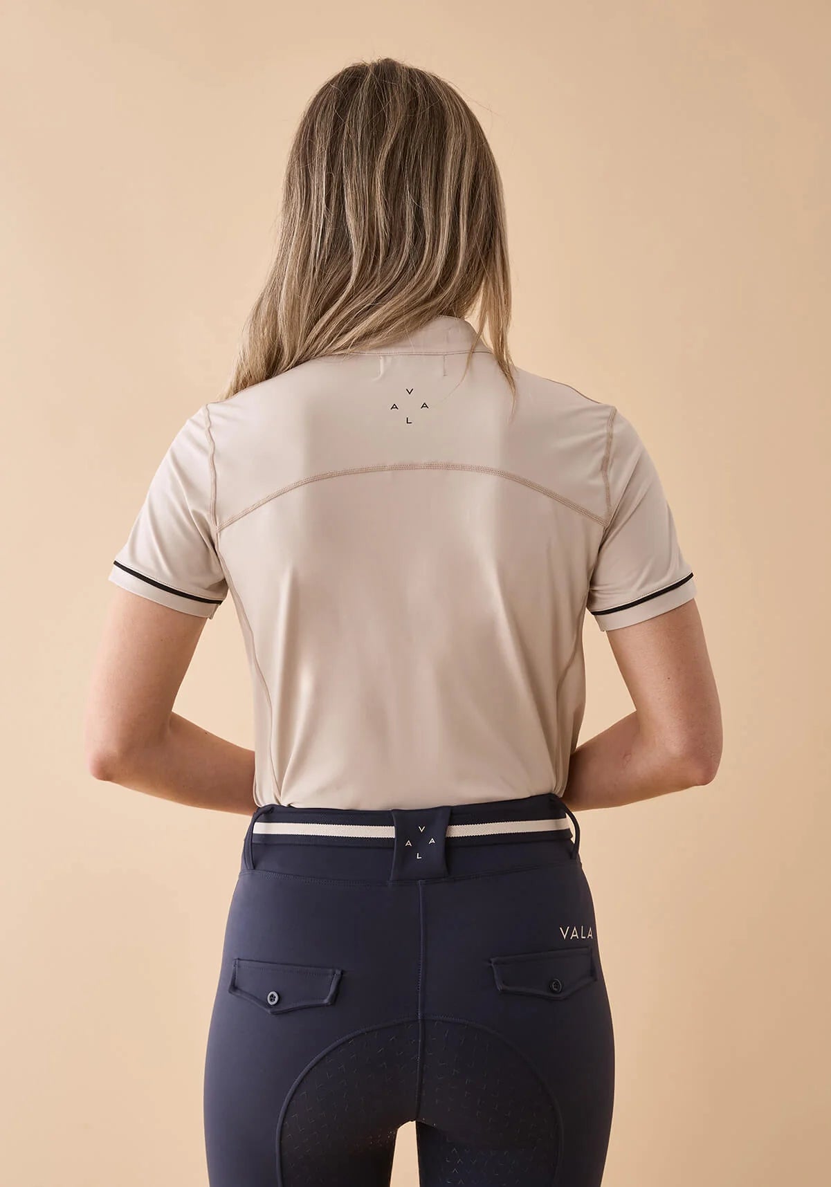 Vala Connected Short Sleeve Polo - Chaff