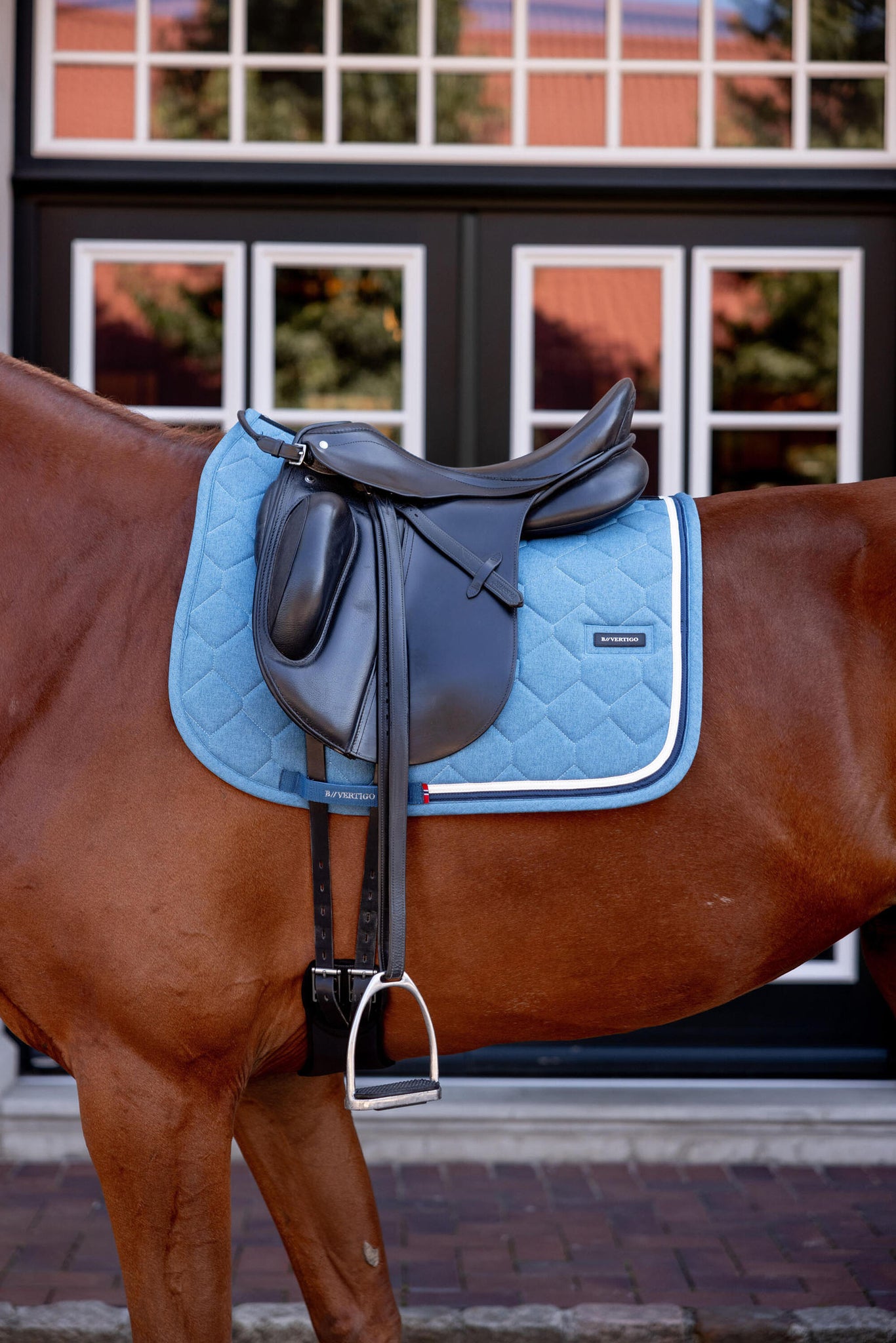 B Vertigo High Altitude Dressage Pad - Celestial Blue