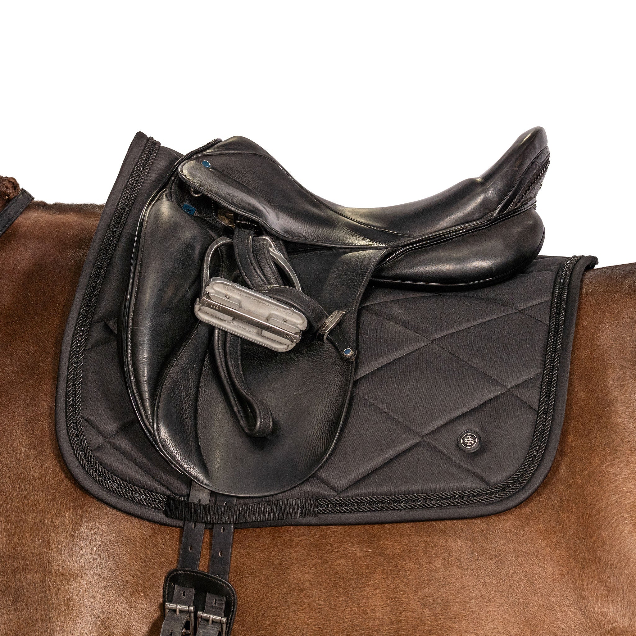 LT Classic Black Dressage Saddle Pad
