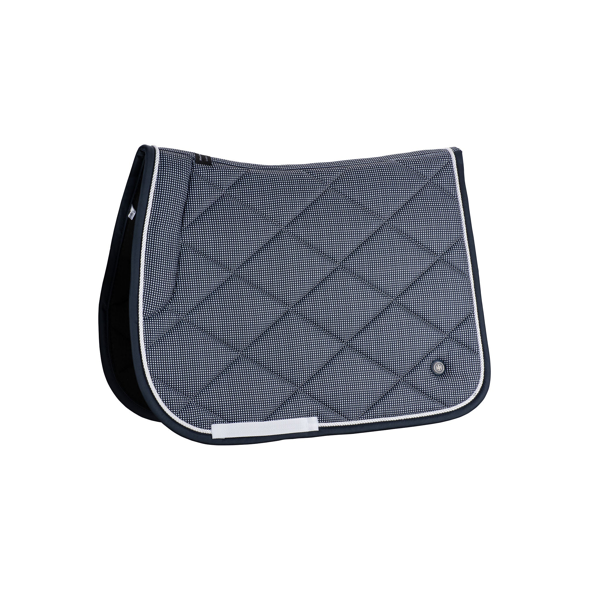 LT Navy Mini Check Jump Saddle Pad