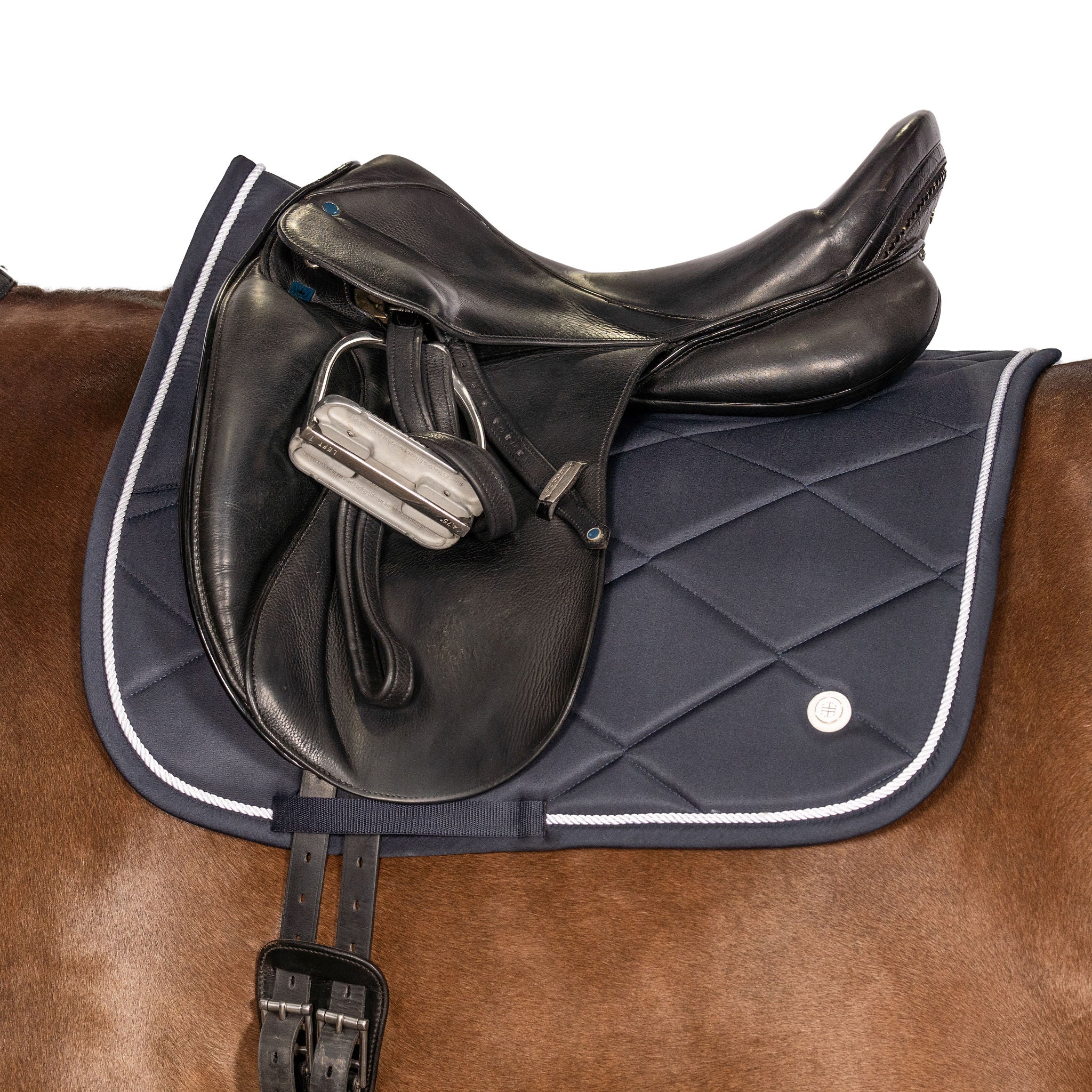 LT Classic Navy Dressage Saddle Pad