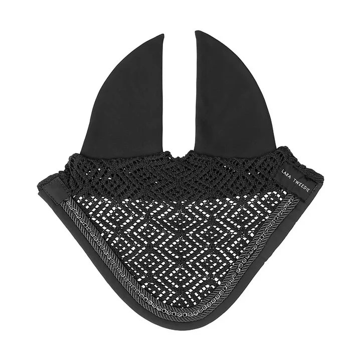Lara Tweedie Black Crystals Moderne Ear Bonnet