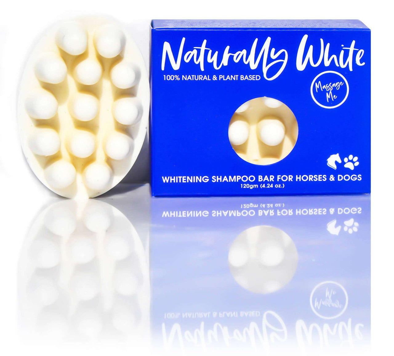 NATURALLY WHITE Whitening Shampoo Bar for Horses & Dogs