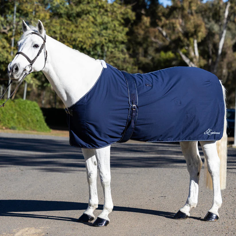 Earlwood Cotton Show Rug - Navy/Silver