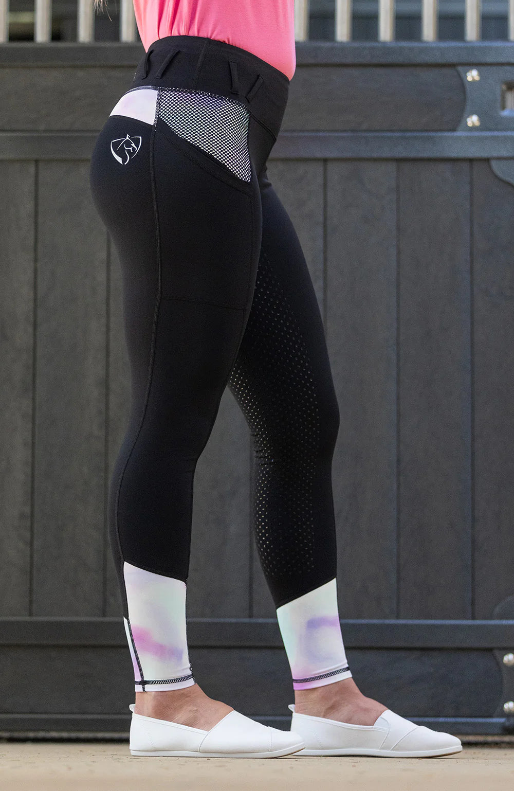 BARE Youth Performance Riding Tights - Carnival