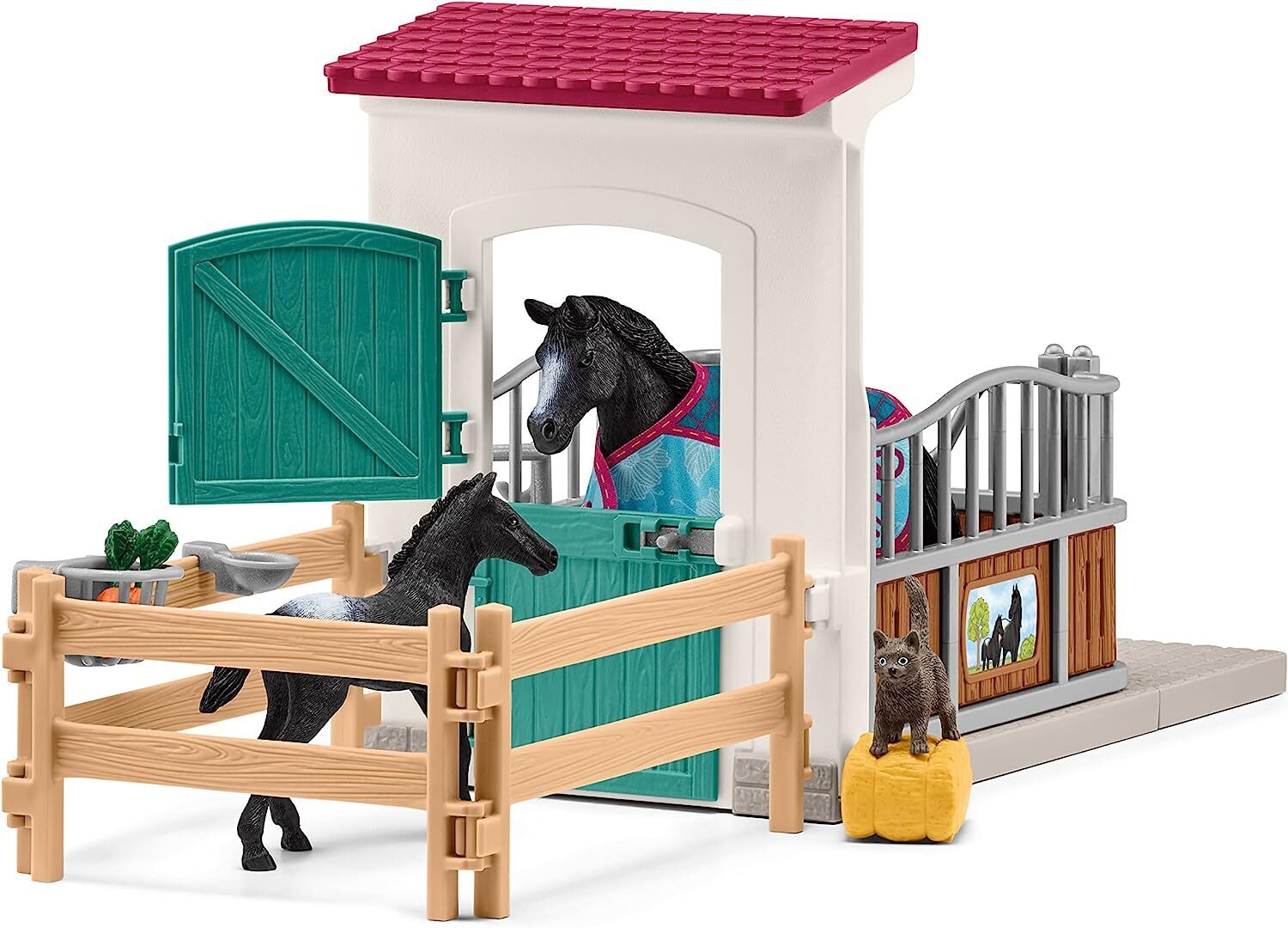 Schleich - Horse Box with Mare And Foal