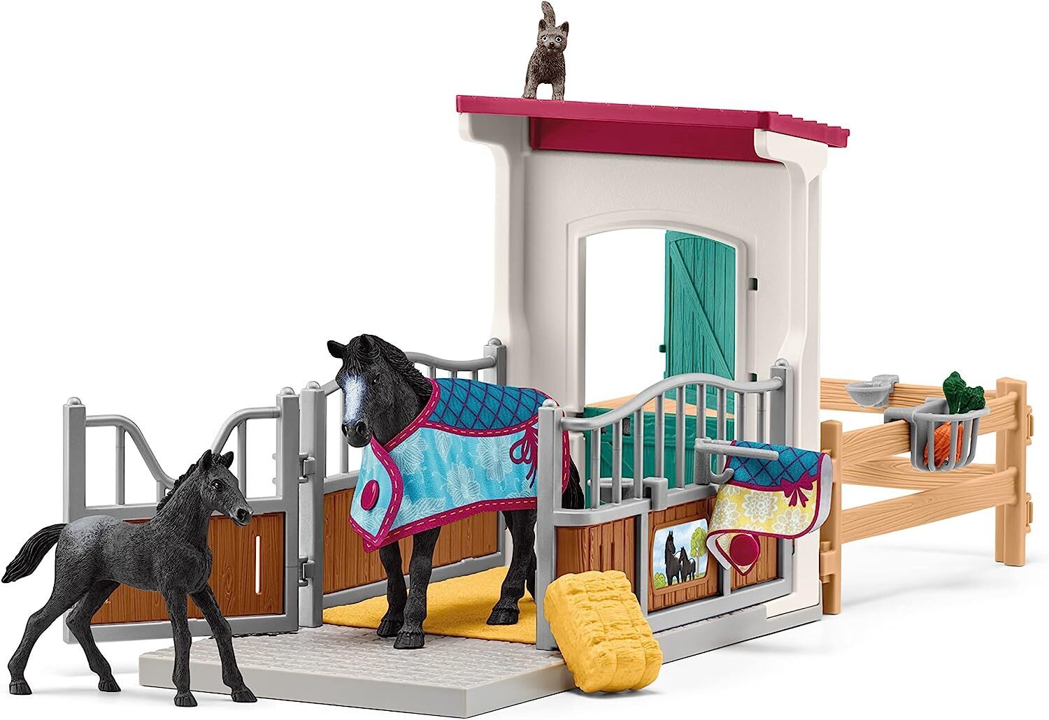 Schleich - Horse Box with Mare And Foal