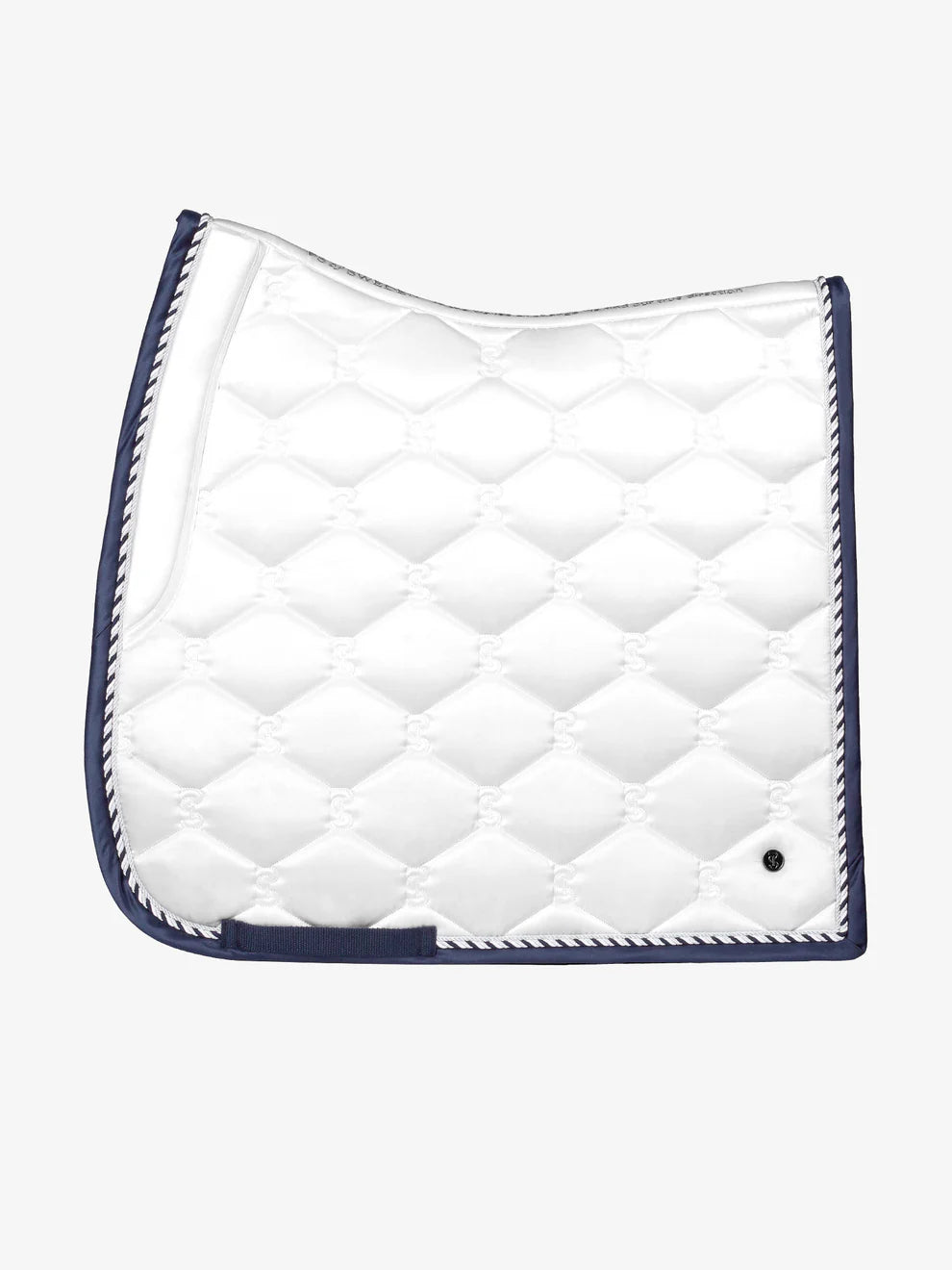 PSOS Signature Dressage Saddlecloth - White