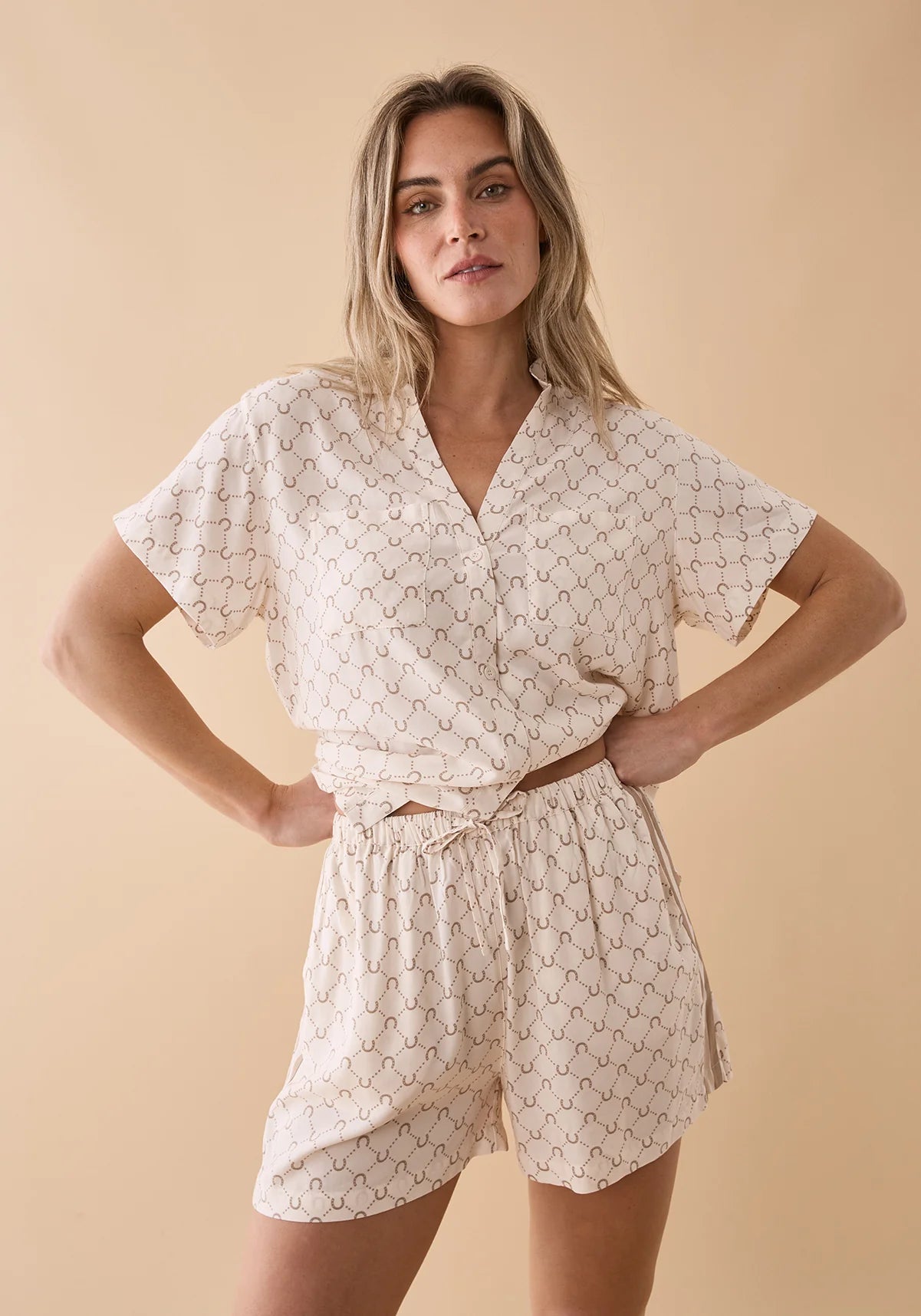 Horseshoe Short PJ Set