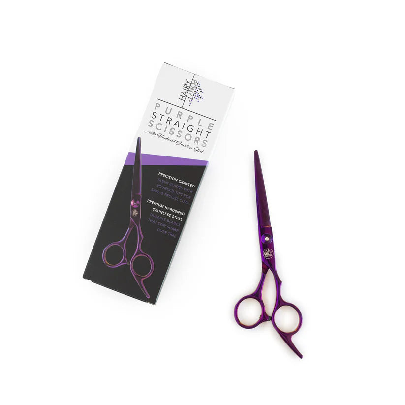 Hairy Pony Straight Scissors - Purple