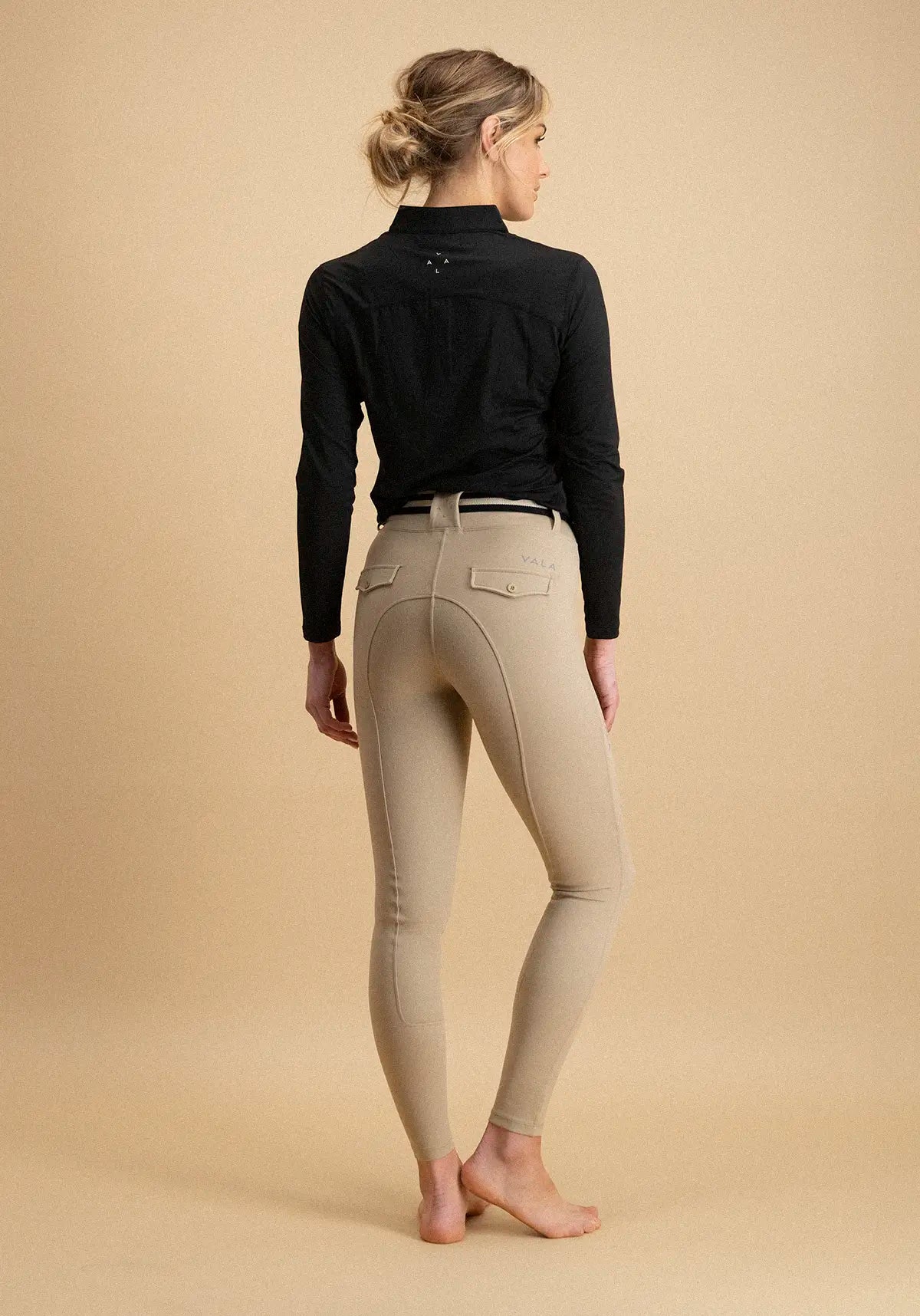 Vala Sculpt and Smooth Riding Breeches - Beige