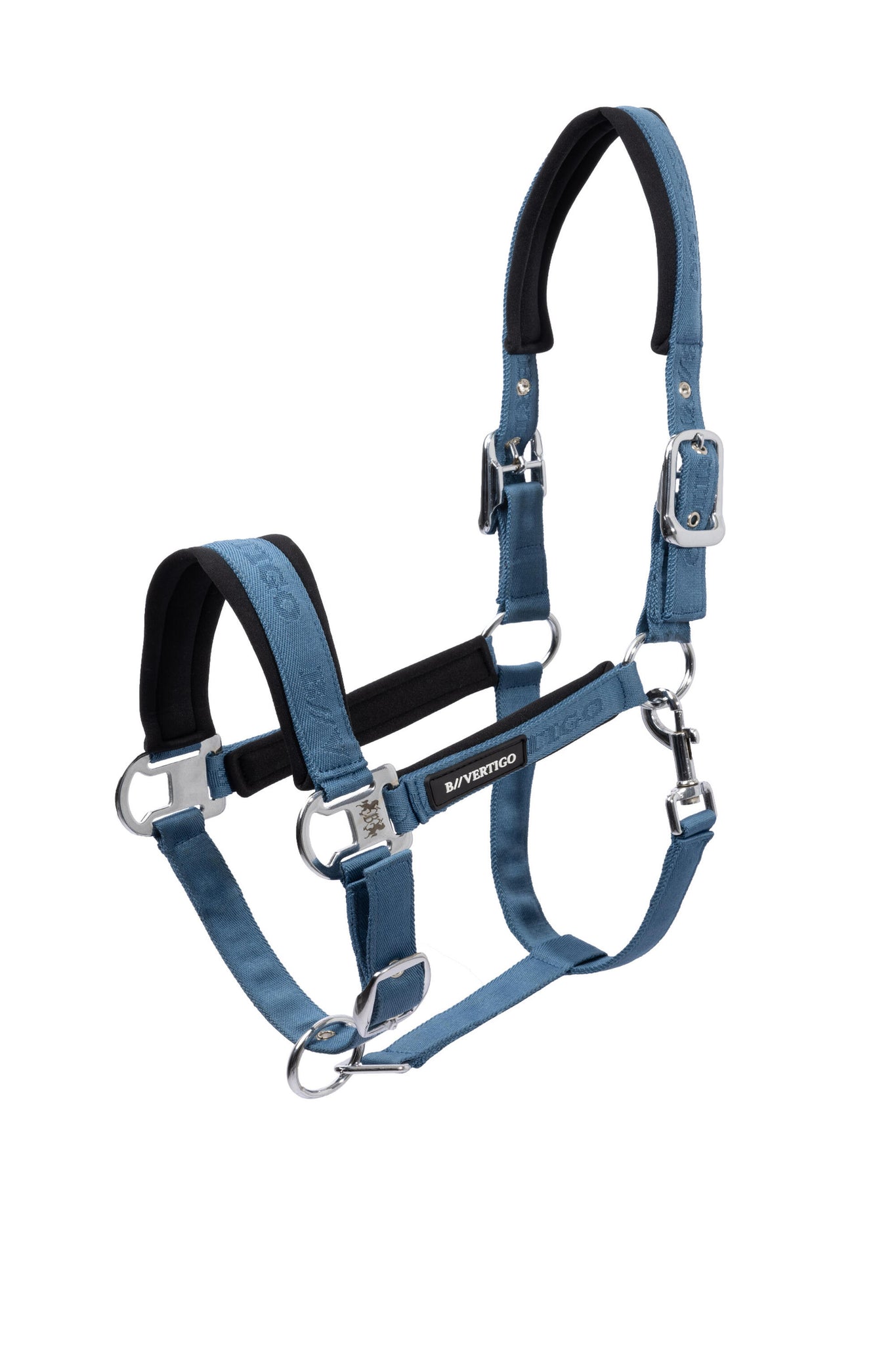 B Vertigo High Altitude Embossed Halter -  Celestial blue