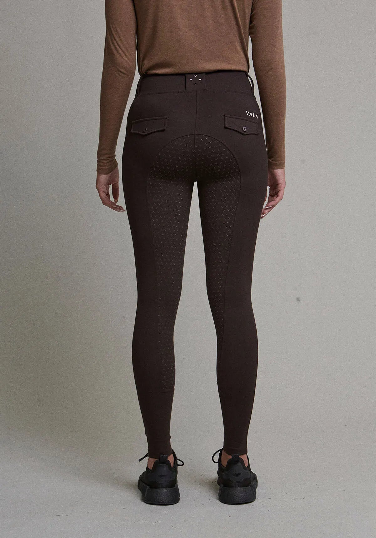 Vala Sculpt and Smooth Riding Breeches - Bitter Chocolate