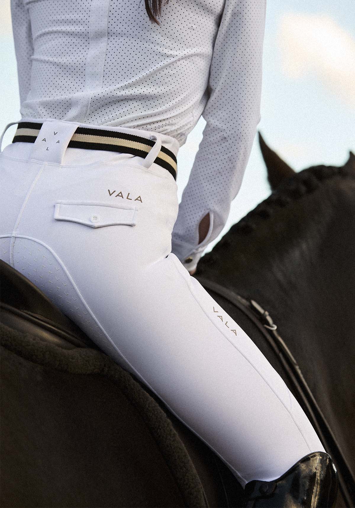 Vala Sculpt and Smooth Riding Breeches - White