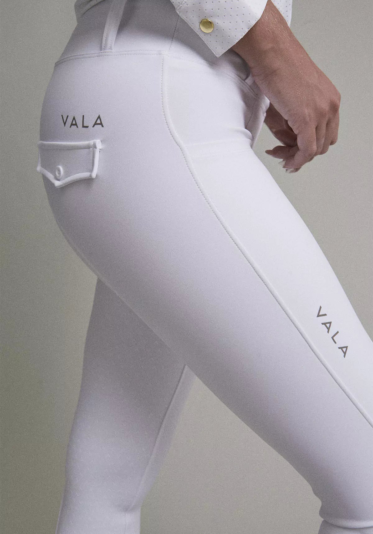 Vala Sculpt and Smooth Riding Breeches - White