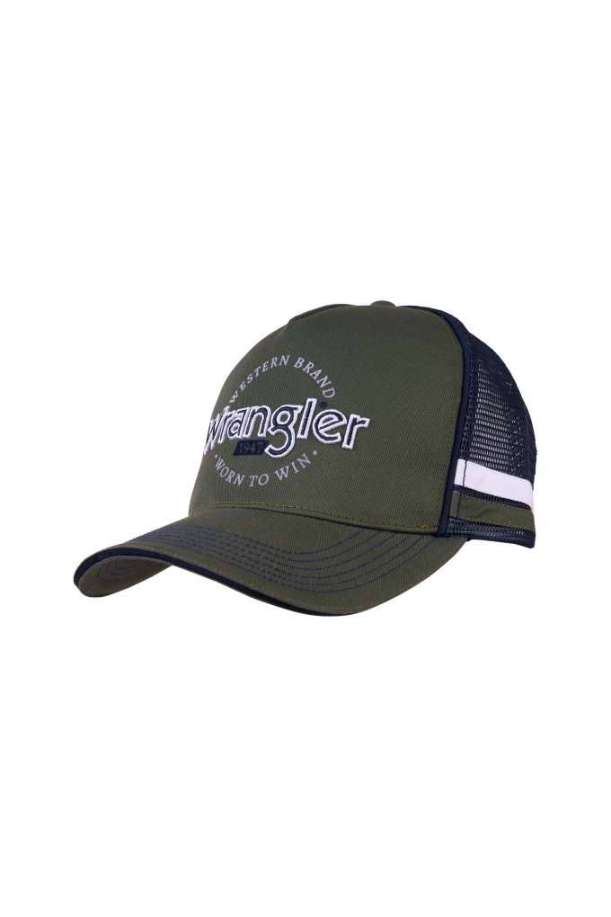 Wrangler Cole High Profile Trucker Cap - Cypress