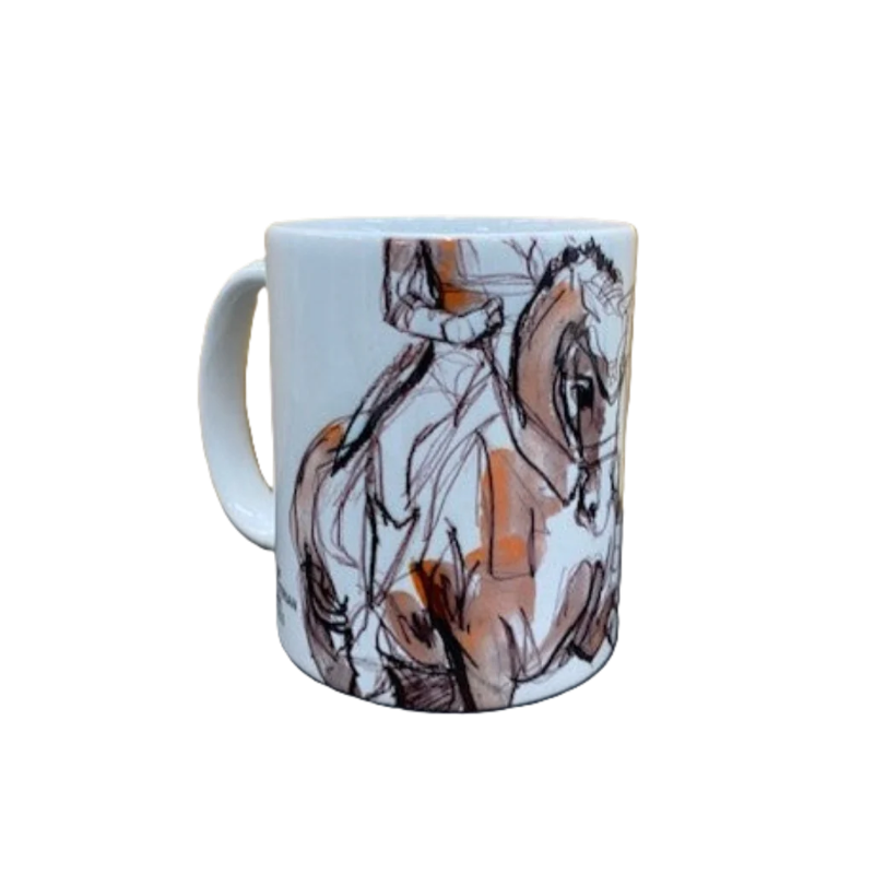 Art Of Equestrian Coffee Cup - Dressage Horse