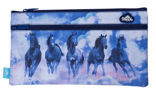 Spencil Twin Zip Pencil Case - Sky Dancer