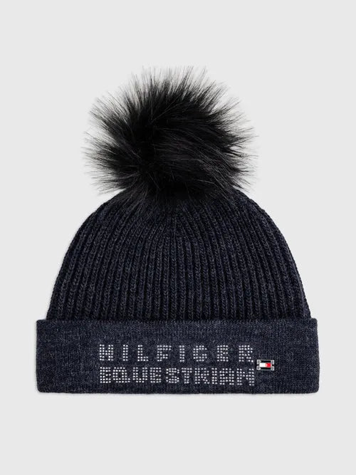 Tommy Hilfiger Ottawa Pom Pom Beanie - Desert Sky