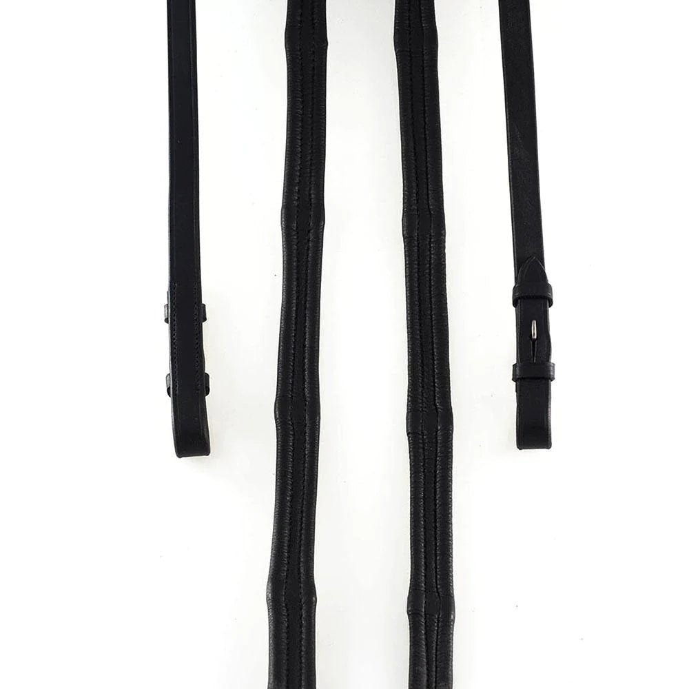 FFE 19mm Padded Leather Reins with Billet - Full