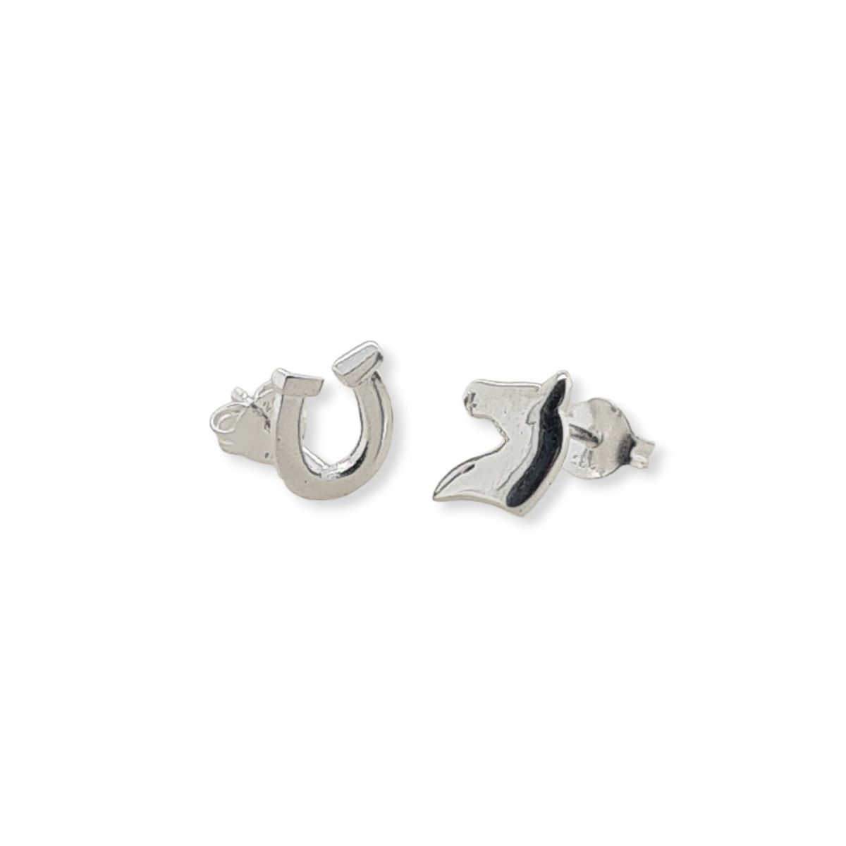 MCJ S/S Studs - Horsehead & Horseshoe